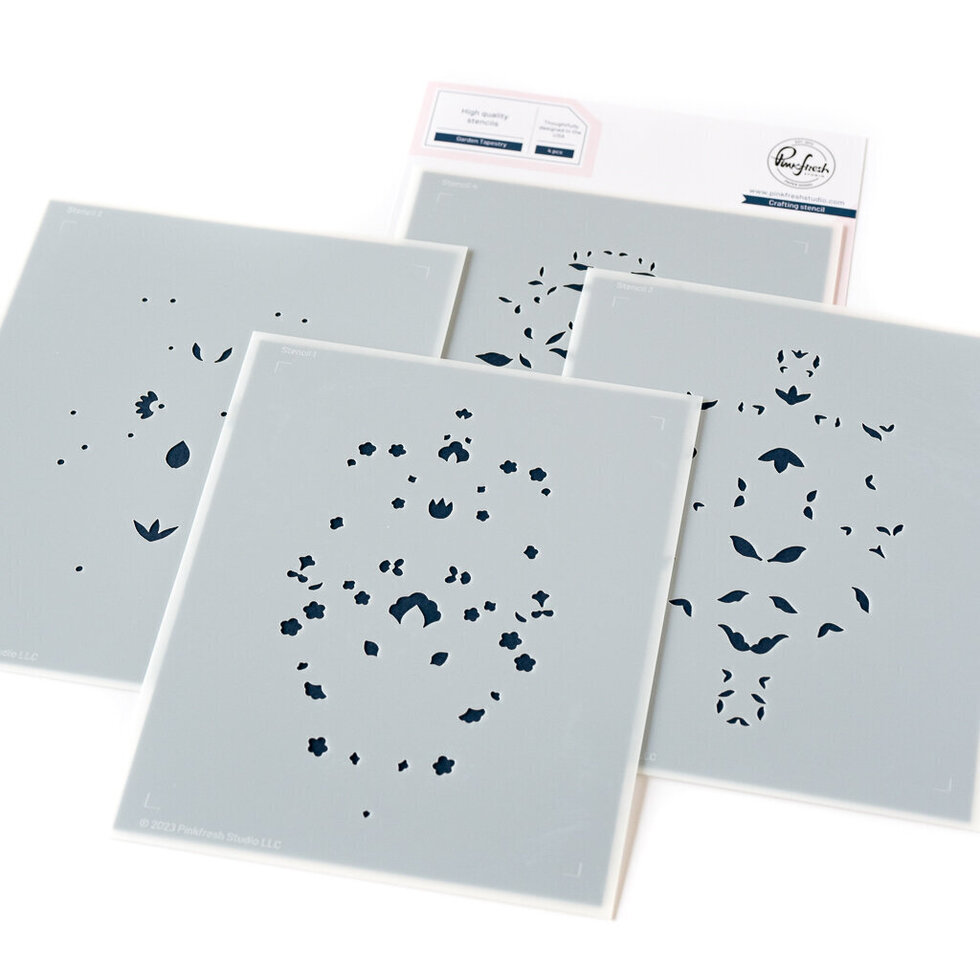 Pinkfresh Studio - Garden Tapestry stencil