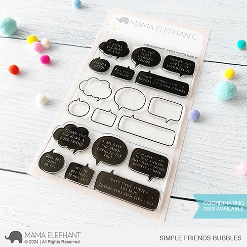 Mama Elephant - SIMPLE FRIENDS BUBBLES with matching die (SO)