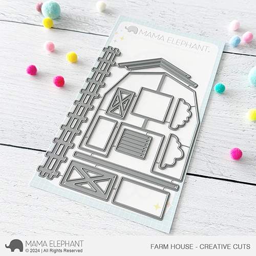 Mama Elephant - Farm House - Creative Cuts