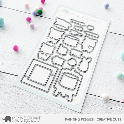 Mama Elephant - Painting Piggies - Creative Cuts