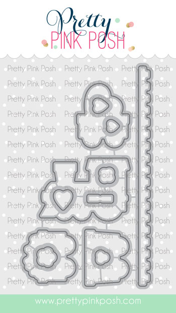 Pretty Pink Posh - Valentine Train Coor Die Set