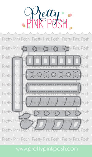 Pretty Pink Posh - Birthday Candles Die Set