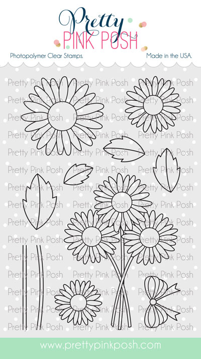Pretty Pink Posh - Daisies Stamp Set
