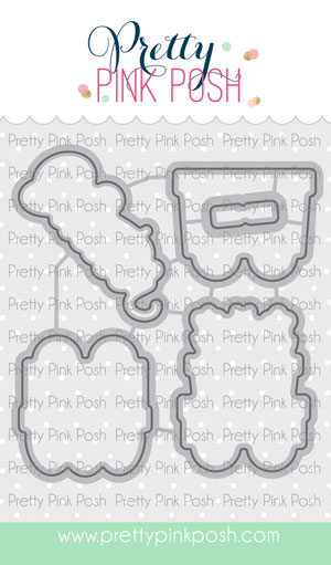 Pretty Pink Posh - Easter Train Coor Die Set