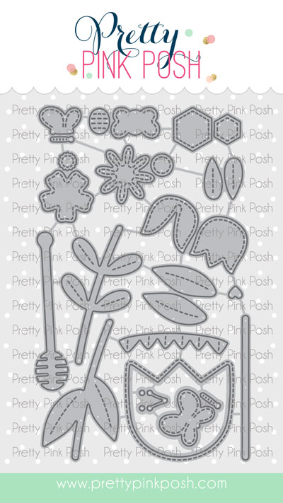 Pretty Pink Posh - Spring Mug Additions Die (use w WInter Mug)