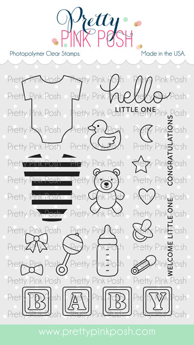 Pretty Pink Posh - Baby Basics Stamp Set