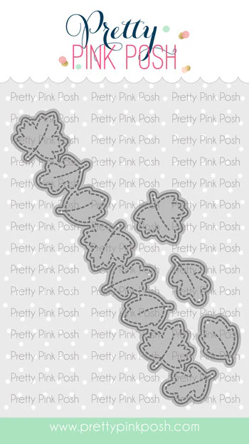 Pretty Pink Posh - Fall Leaves Border Die Set