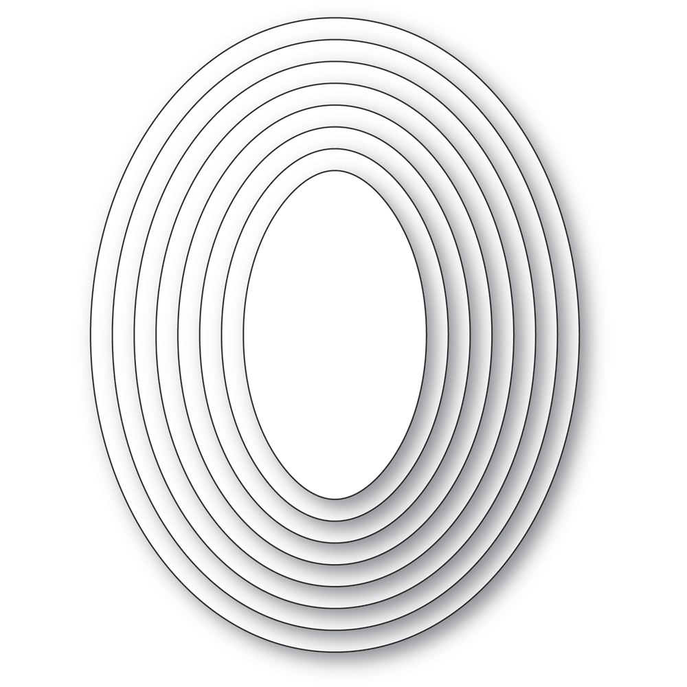 Poppystamps - Basic Ovals Set craft die