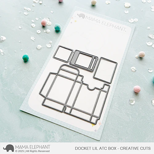*NEW* - Mama Elephant - Docket Lil ATC Box - Creative Cuts