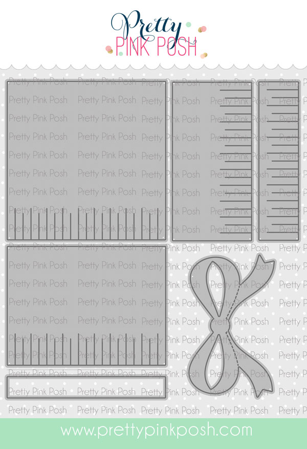 *NEW* - Pretty Pink Posh - Fringe Present Die Set