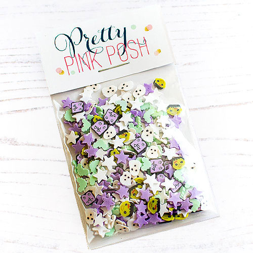 *NEW* - Pretty Pink Posh - Halloween Friends Clay Confeti Mix