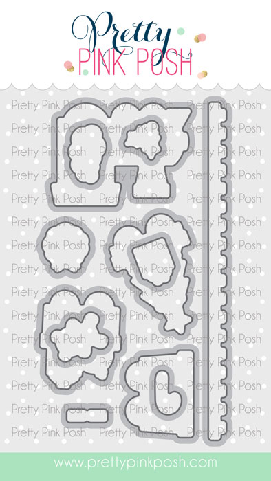 **NEW* - Pretty Pink Posh - Christmas Train Coor Die Set