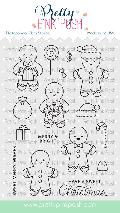 **NEW* - Pretty Pink Posh - Gingerbread Friends Stamp Set