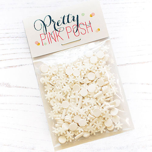 Pretty Pink Posh - Winter Wonderland Clay Confetti