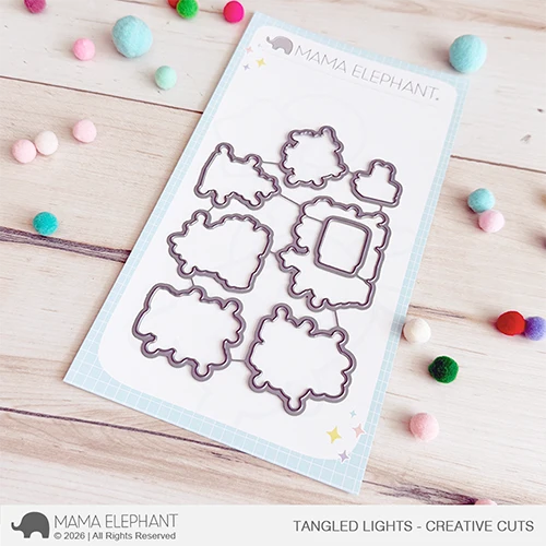**NEW* - Mama Elephant - Tangled Lights - CC