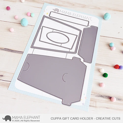 **NEW* - Mama Elephant - Cuppa Gift Card - Creative Cuts