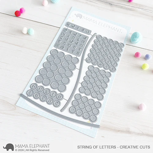 **NEW* - Mama Elephant - String of Letters - Creative Cuts