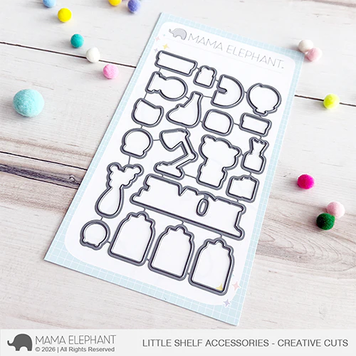 **NEW* - Mama Elephant - Little Shelf Accessories - CC
