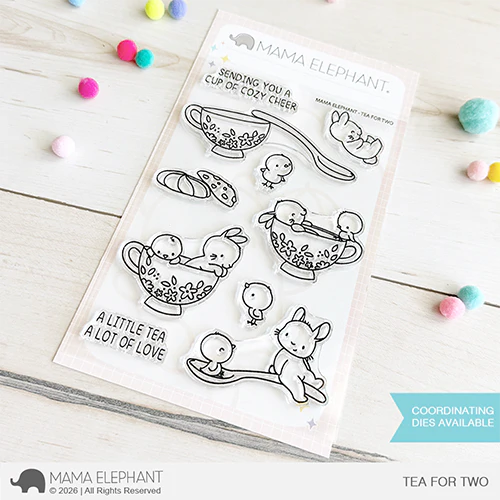 **NEW* - Mama Elephant - TEA FOR TWO