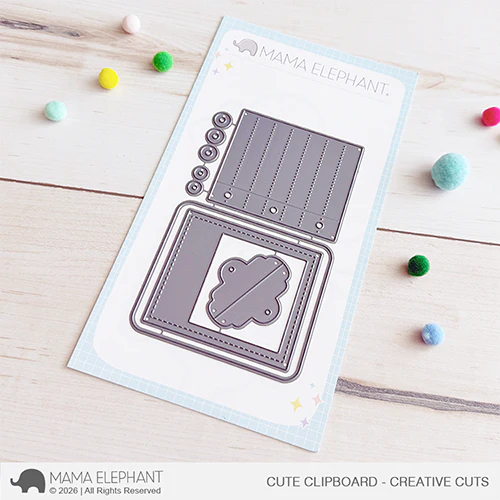 *NEW* - Mama Elephant - Cute Clipboard - Creative Cuts