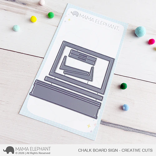 *NEW* - Mama Elephant - Chalkboard Sign - Creative Cuts