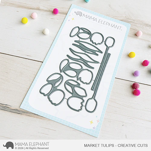 **NEW* - Mama Elephant - Market Tulips - Creative Cuts