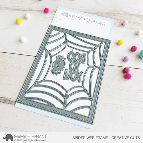 **NEW* - Mama Elephant - Spider Web Frame - Creative Cuts