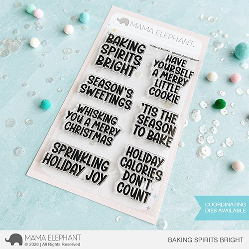 **NEW* - Mama Elephant - BAKING SPIRITS BRIGHT