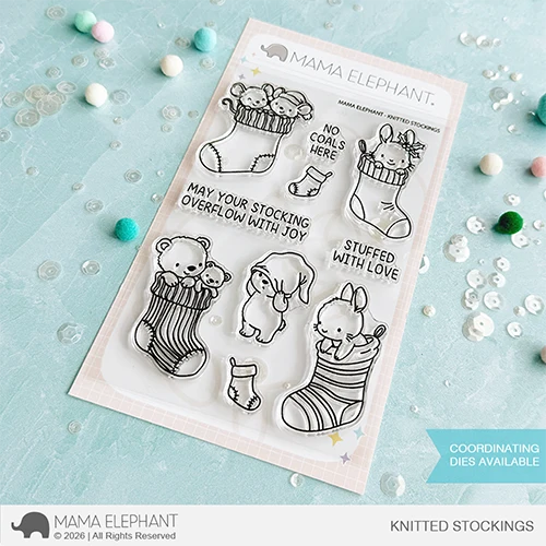 **NEW* - Mama Elephant - KNITTED STOCKINGS