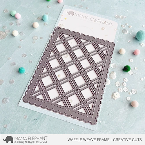 **NEW* - Mama Elephant - Waffle Weave Frame - Creative Cuts