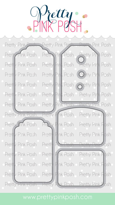 **NEW* - Pretty Pink Posh - Easter Tags Coor Die Set