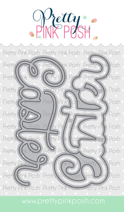 **NEW* - Pretty Pink Posh - Large Easter Shadow Die Set