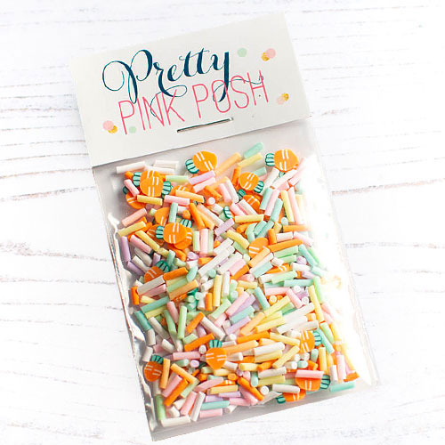 **NEW* - Pretty Pink Posh - Spring Carrots Clay Confetti Mix