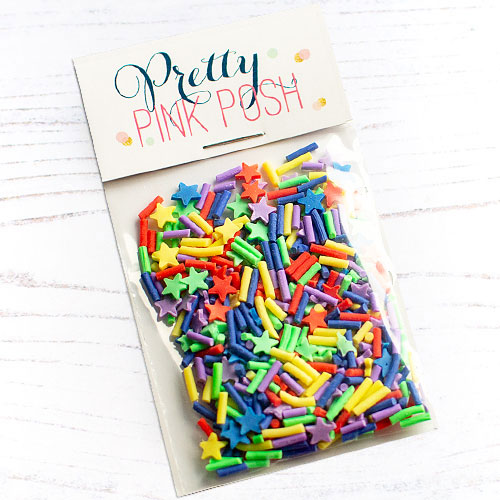*NEW* - Pretty Pink Posh - Rainbow Remix Clay Confetti