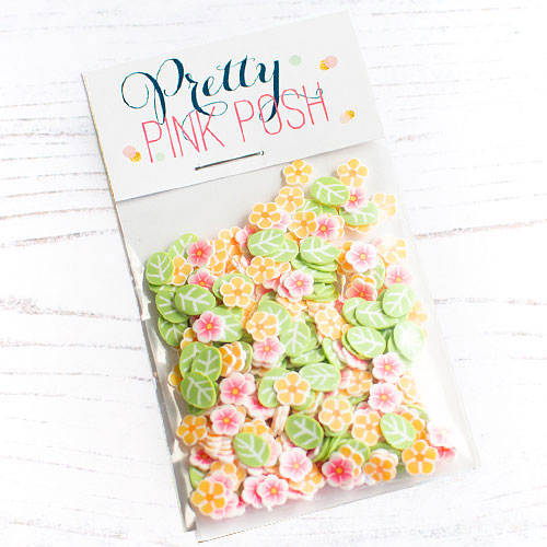**NEW* - Pretty Pink Posh - Summer Blooms Clay Confetti Mix