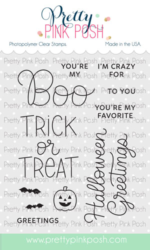 **NEW* - Pretty Pink Posh - Boo Greetings Stamp Set