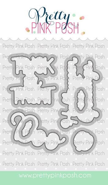 **NEW* - Pretty Pink Posh - Boo Greetings Coor Die Set