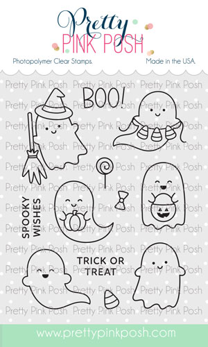 **NEW* - Pretty Pink Posh - Mini Ghosts Stamp Set