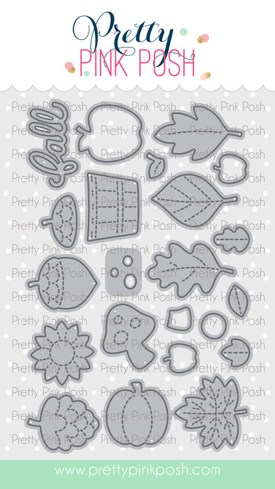 **NEW* - Pretty Pink Posh - Fall Holder Additions Die Set