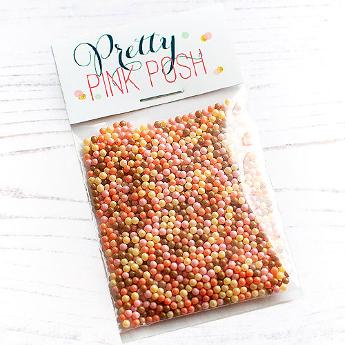 **NEW* - Pretty Pink Posh - Blush Harvest Shaker Beads