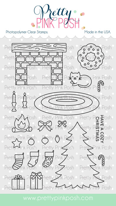 **NEW* - Pretty Pink Posh - Cozy Christmas Stamp Set
