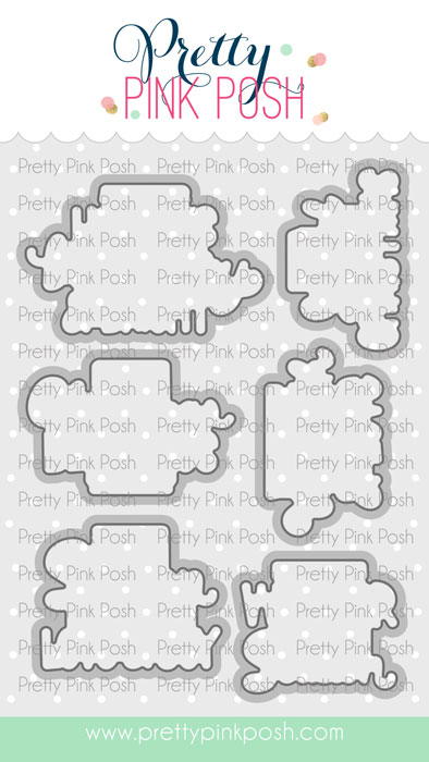 **NEW* - Pretty Pink Posh - Inside Sentiments - Coor Die Set