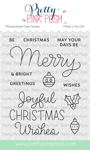 **NEW* - Pretty Pink Posh - Merry Greetings Stamp Set