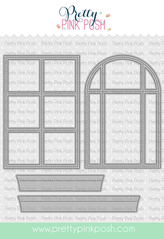 **NEW* - Pretty Pink Posh - Stitched Windows 2