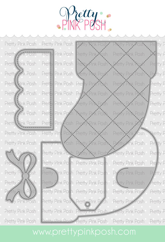 **NEW* - Pretty Pink Posh - Stocking Gift Card Holder