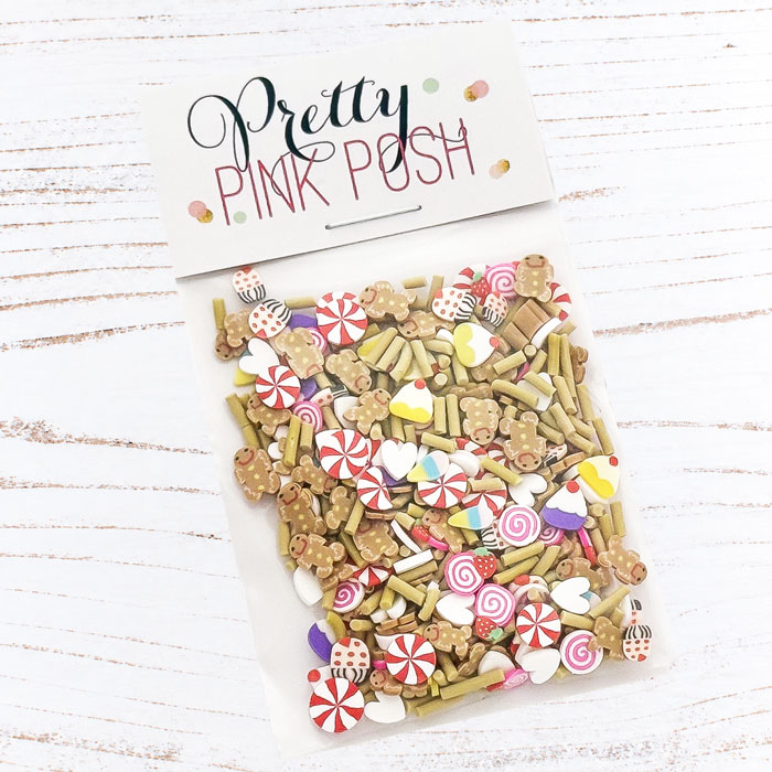 **NEW* - Pretty Pink Posh - Sweet Gingerbread Confetti Mix