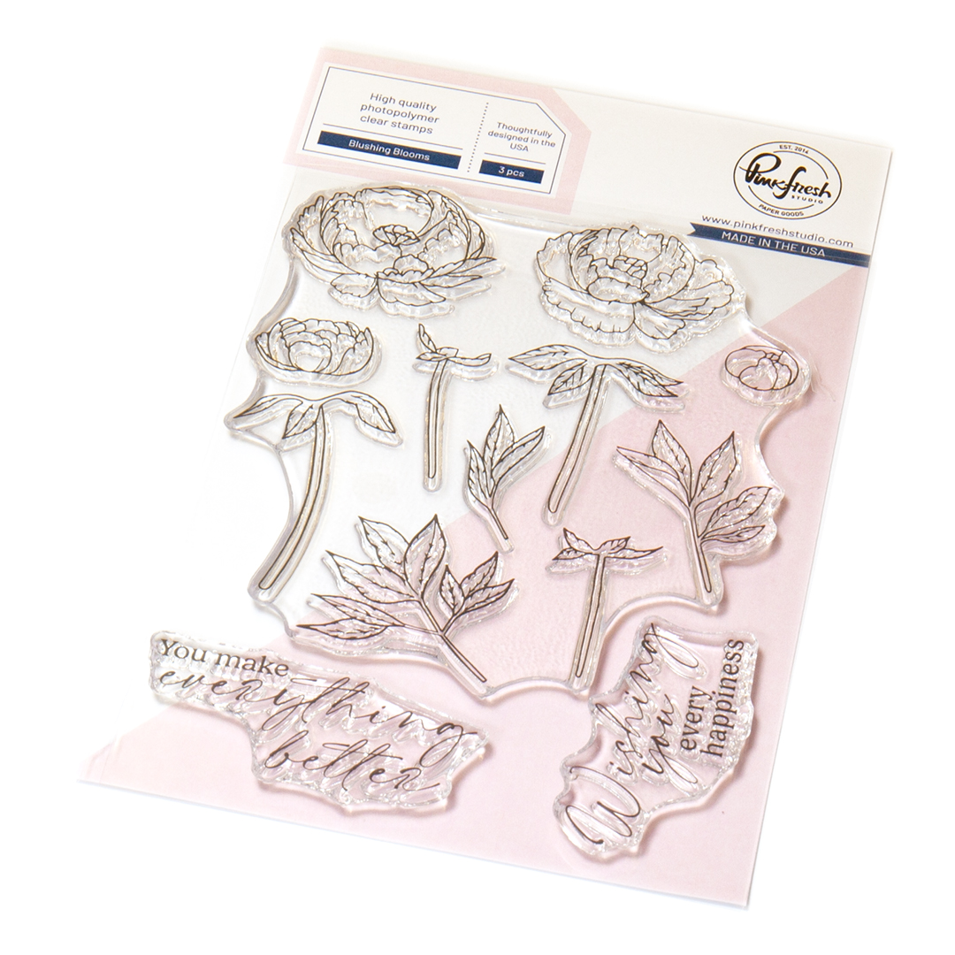 Pinkfresh Studio - Blushing Blooms stamp