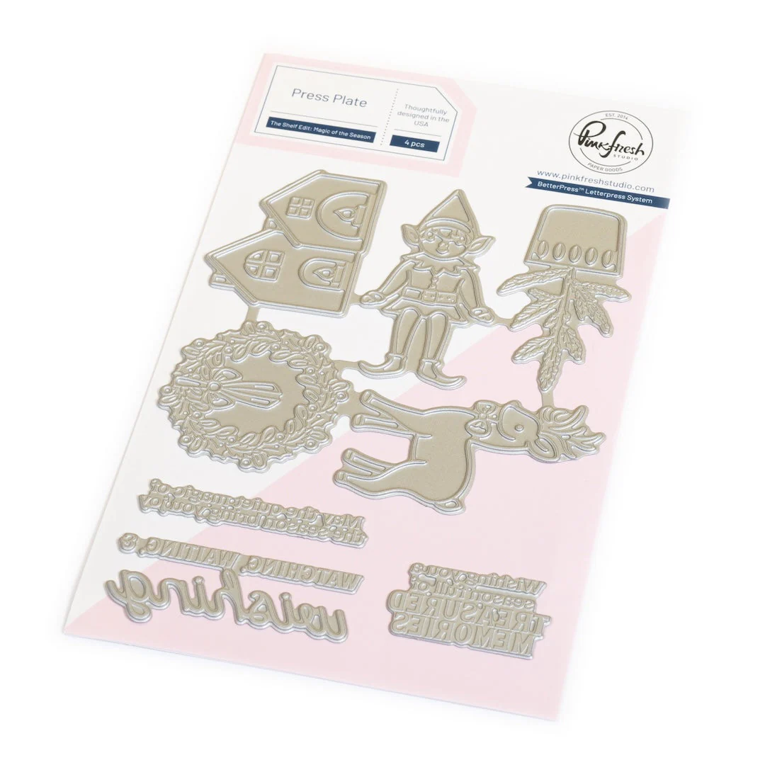 Pinkfresh Studio - The Shelf Edit: Magic of the Season press plate