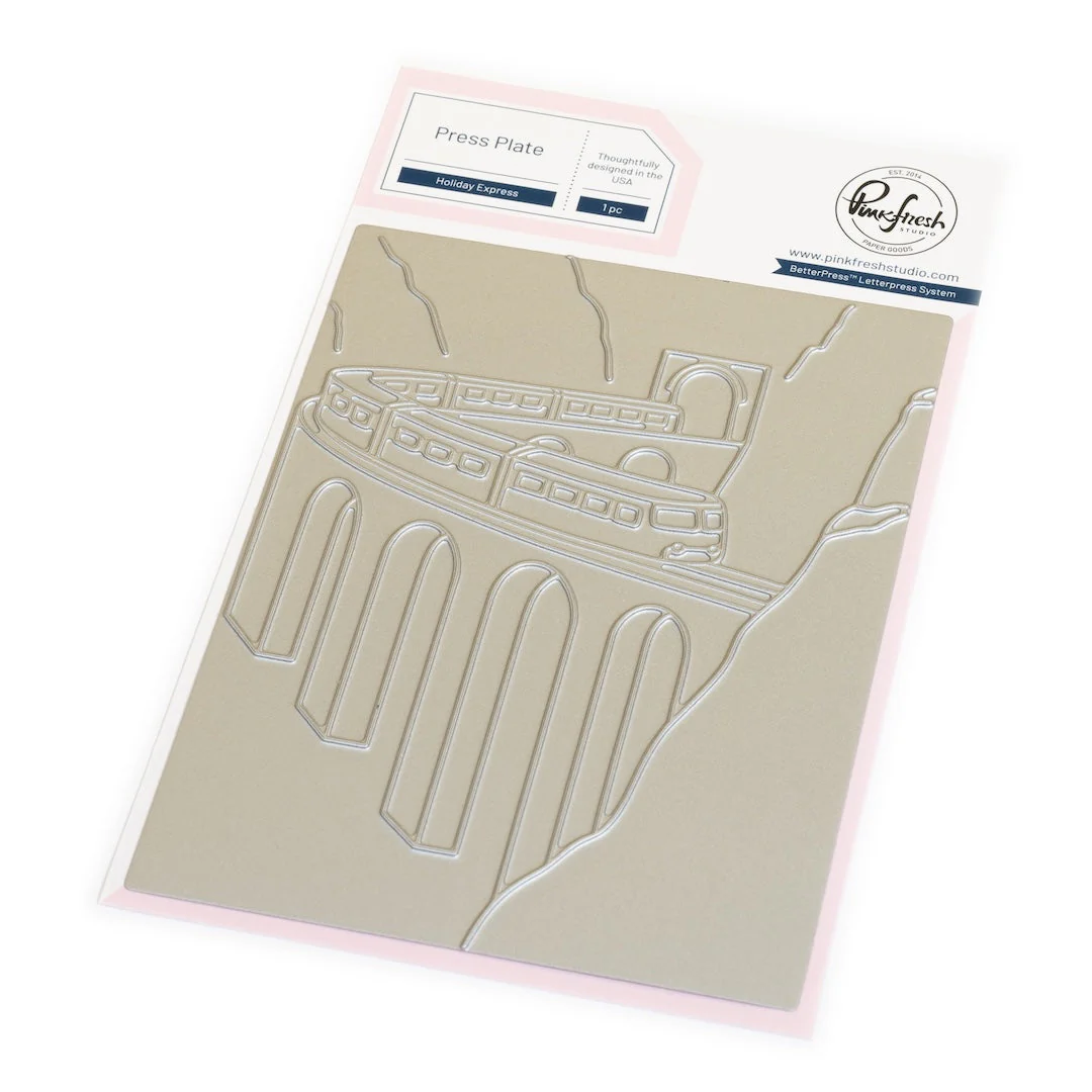 Pinkfresh Studio - Holiday Express press plate