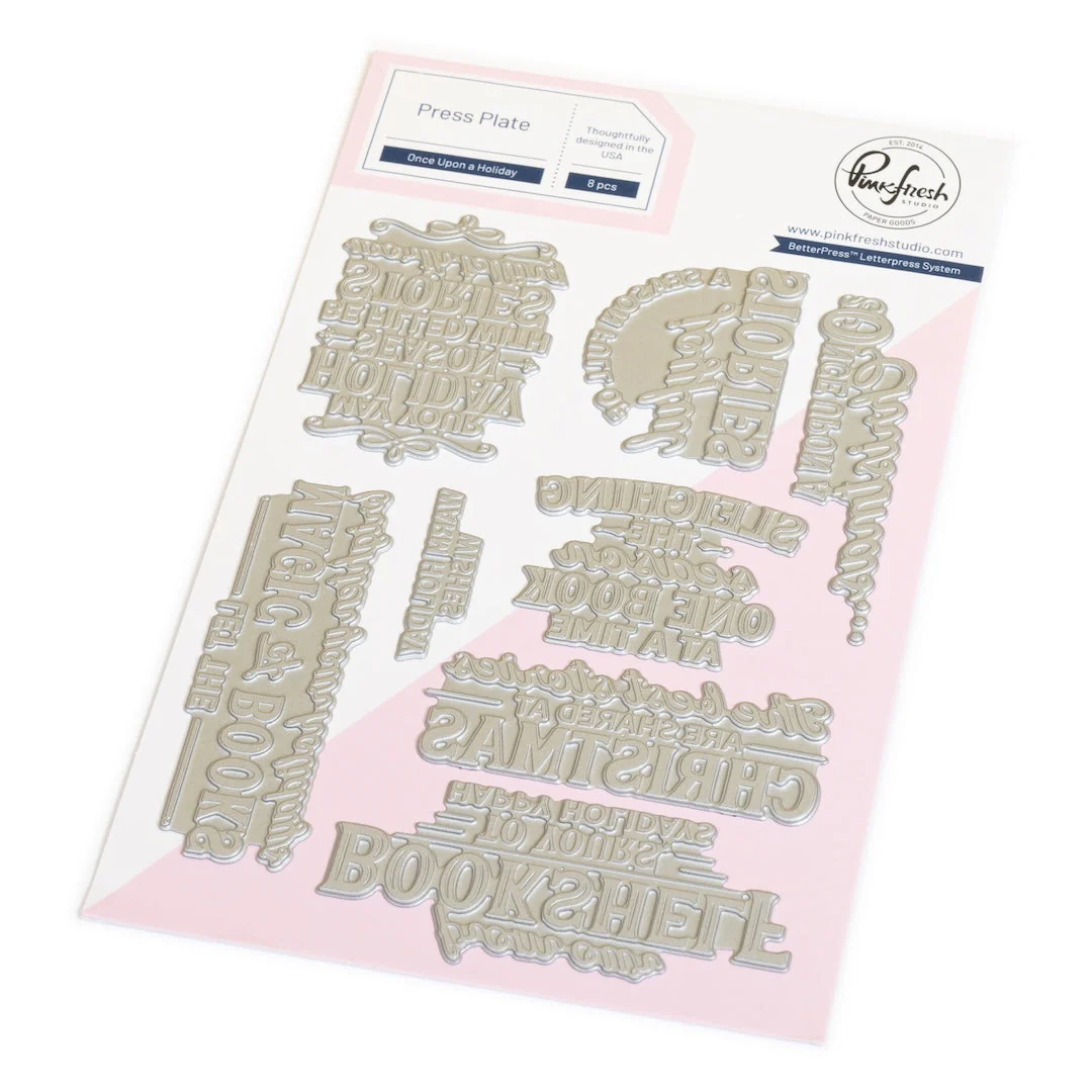 Pinkfresh Studio - Once Upon a Holiday press plate
